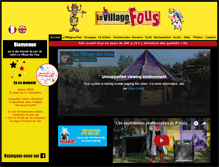 Tablet Screenshot of levillagedesfous.com